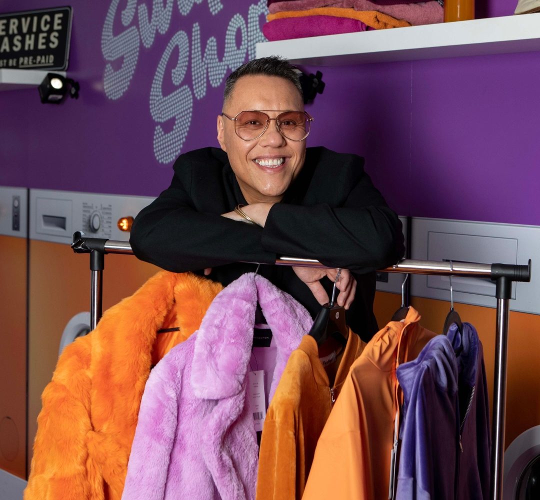 Gok Wan at the Foxy Bingo laundrette
